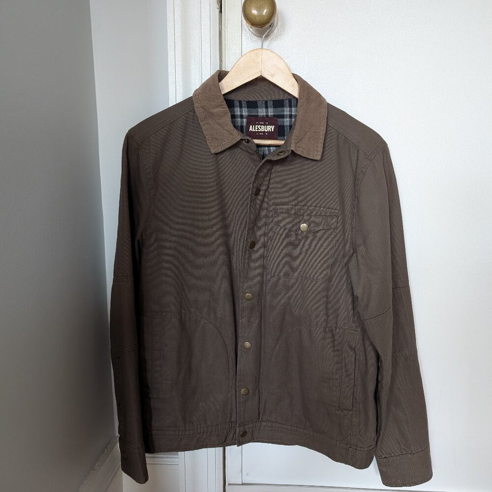 Alesbury Lined Arlo Men's Work Jacket (Olive Green) (Small)